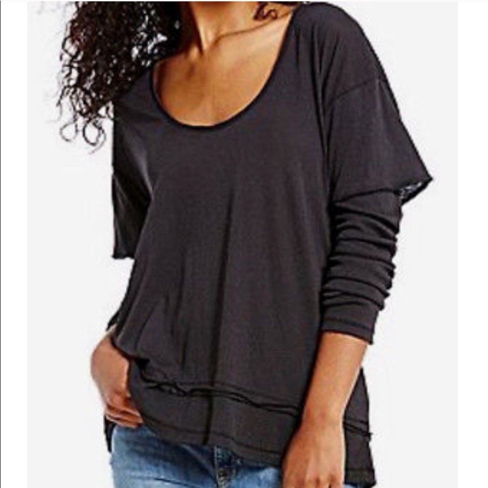 [ FREE PEOPLE ]  l a y e r e d  LS  t e e